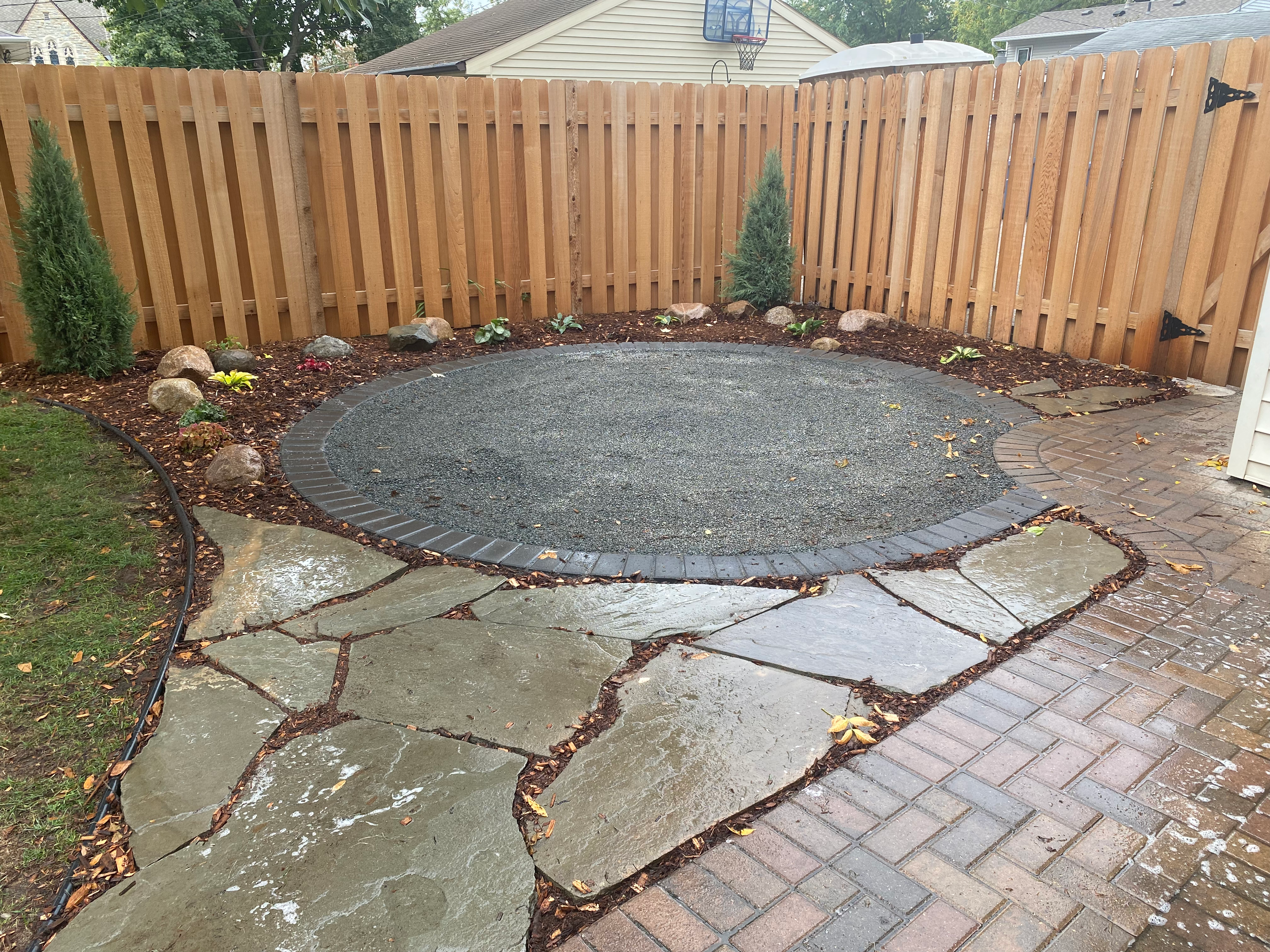 La Belle Terre Retaining Wall Construction project in Minneapolis