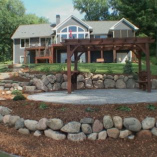 La Belle Terre Retaining Wall Construction project in Minneapolis